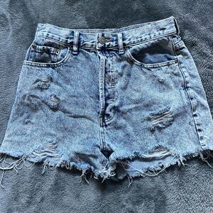 Pacsun Ultra High Rise‎ Vintage Shorts Size 27. Buttonfly